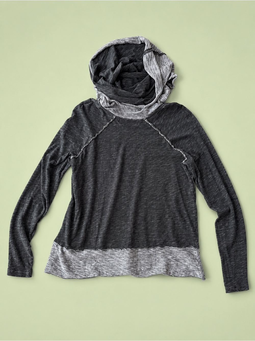 Free People FP Beach Two Body Corps Deux Cotton Cocoon Cowl Pullover - Picture 9 of 13